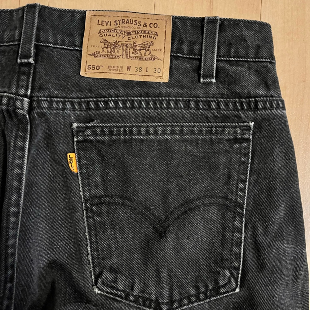 550 Levi’s 38x30 Relaxed Fit Vintage - Picture 6 of 9